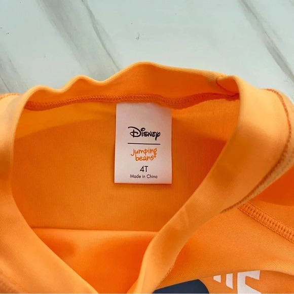Disney's Mickey Mouse Boys "Brave the Wave" Rash Guard Swimsuit Top Size 4T - Picture 6 of 6